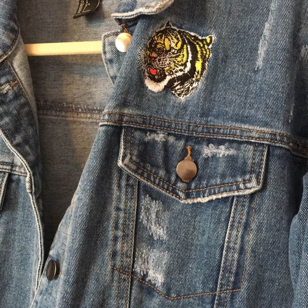 Distressed Denim Jacket - Picture 2 of 3